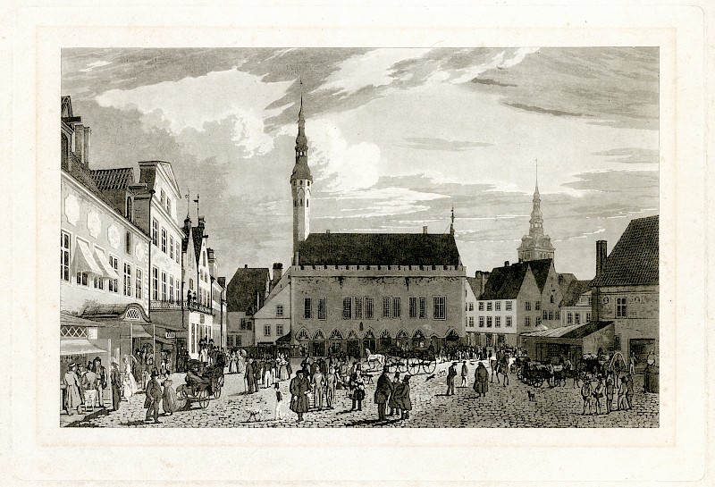 Blick auf das historische Reval, heute Tallinn