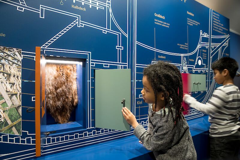 Kinder in der Dauerausstellung © Ostpreußisches Landesmuseum.