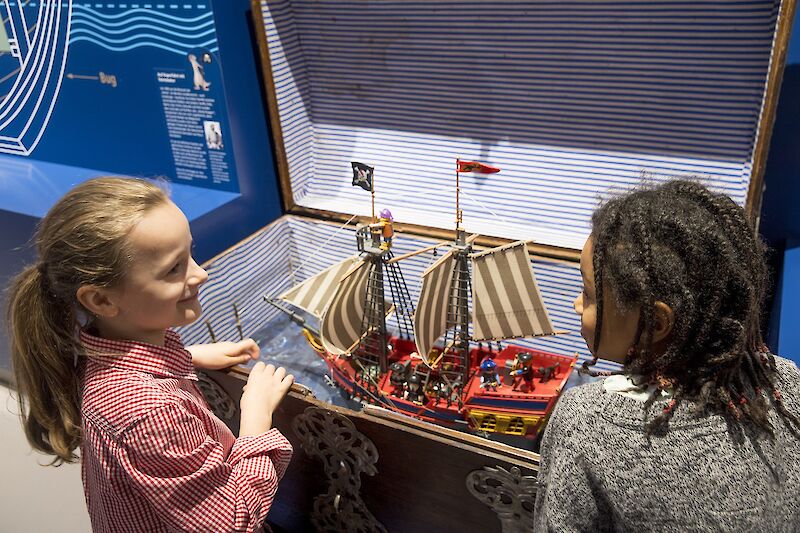 Kinder in der Dauerausstellung des Ostpreußischen Landesmuseums © Ostpreußisches Landesmuseum.