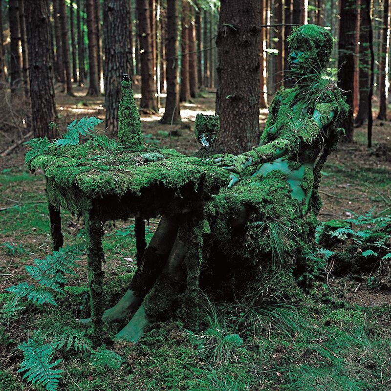 Holger Trülzsch, Waldstück bei Schnaitsee, Performance 1, 1972 © Holger Trülzsch
